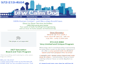 Desktop Screenshot of dfwcalmdog.com
